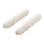 White Woven Twin Pack Roller Sleeves