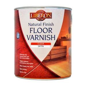 Natural Finish Floor Varnish Satin Clear