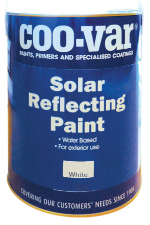 Solar Reflective Paint reflect sunlight from the substrate.