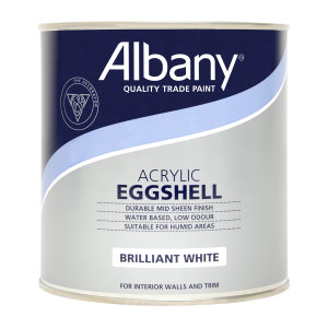 Acrylic Eggshell Brilliant White