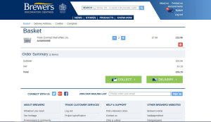Check stock, view prices, order goods for collection or delivery with a Brewers account