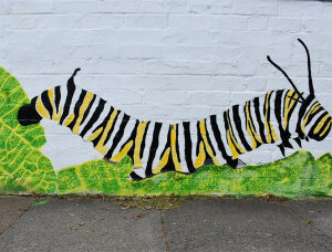 Caterpillar Mural
