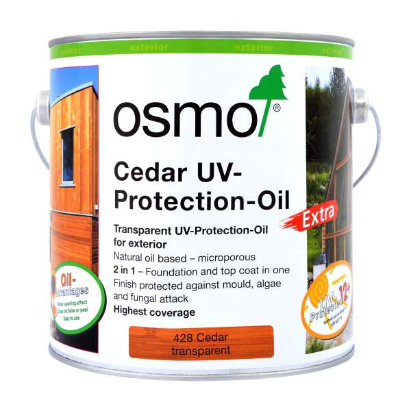 Osmo UV-Protection Oil Extra Satin Matt 428 Cedar