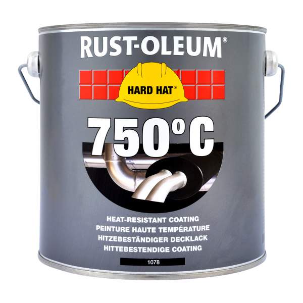Rust-Oleum 2100 Hard Hat Topcoat Heat Resistant Black 1078