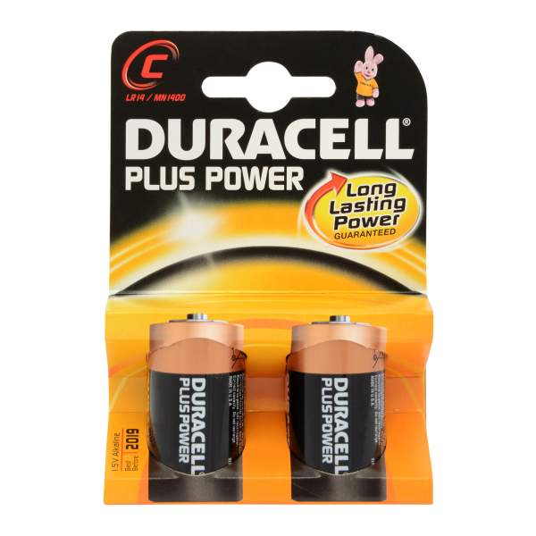 Plus Power Batteries C Pack of 2