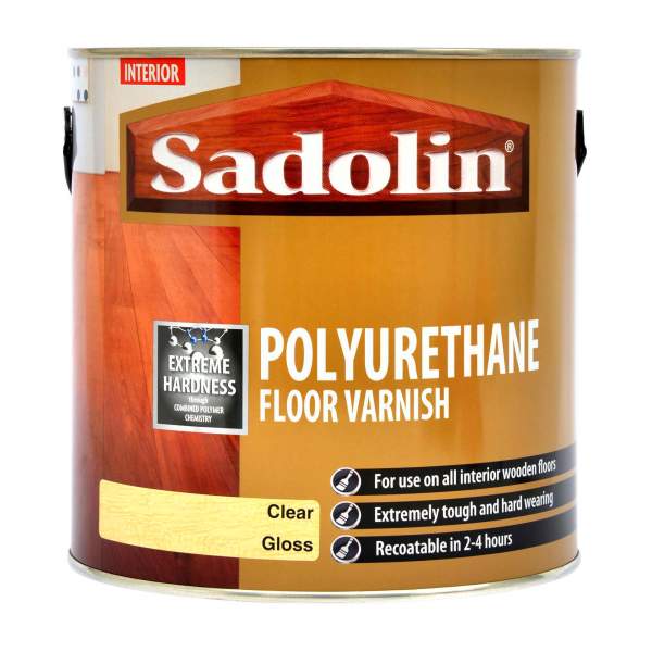 Sadolin Polyurethane Floor Varnish Gloss Clear