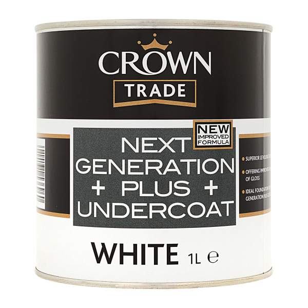 Crown Trade Next Generation Plus Undercoat White