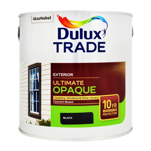 Dulux Trade Weathershield Ultimate Opaque Satin Black