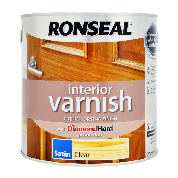 Ronseal Interior Varnish Clear Satin Clear