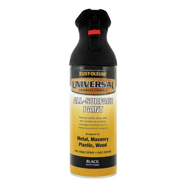 Rust-Oleum Universal All Surface Satin Black 400 ML