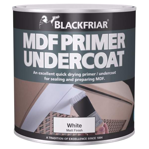 Blackfriar MDF Primer Undercoat White White 1L (BN06038N)