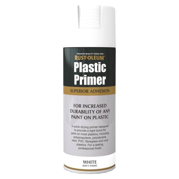 Rust-Oleum Plastic Primer Matt White 400ML (BN5027105Q)
