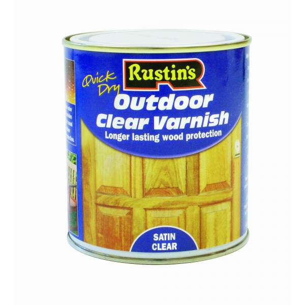 Quick Dry Outdoor Varnish Satin Clear