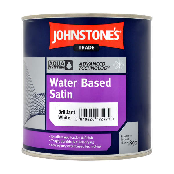 Johnstone's Trade Aqua Satin B/White