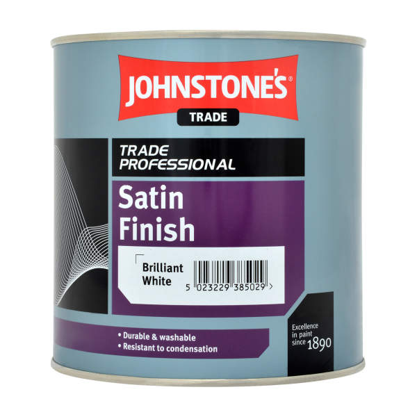 Johnstone's Trade Satin Finish B/White 1L