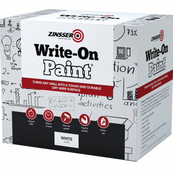 Zinsser Write-On Paint White 2.5L(BN60701005J)