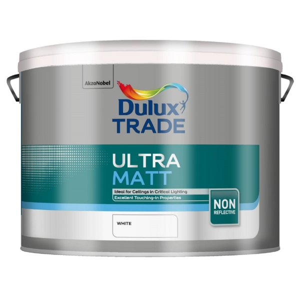 Dulux Trade Ultra Matt White 10L