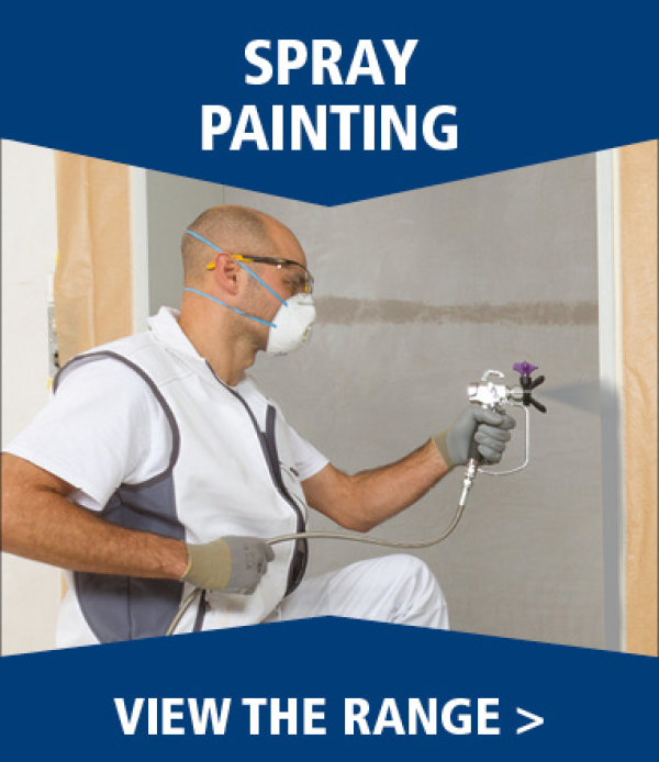 Spray painting at Brewers Decorator Centres