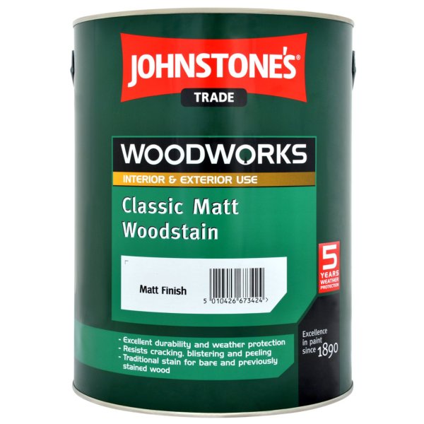 Woodworks Classic Matt Woodstain Ebony (Ready Mixed)