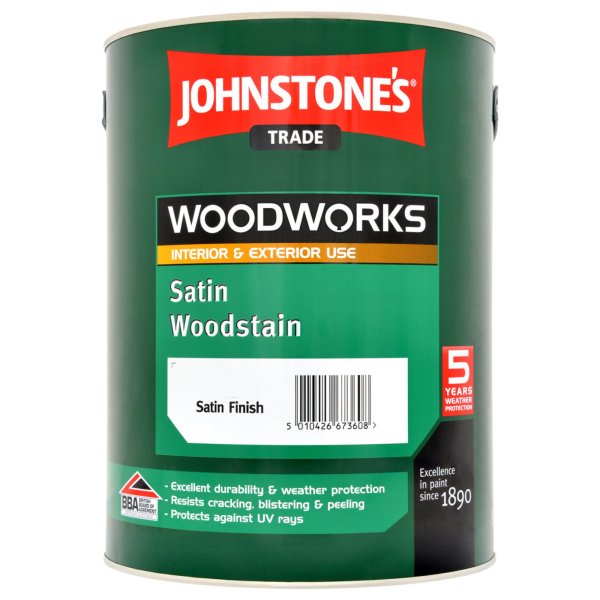 Woodworks Satin Woodstain Ebony (Ready Mixed)