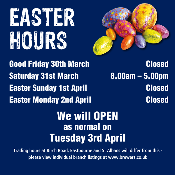Easter hours at Brewers