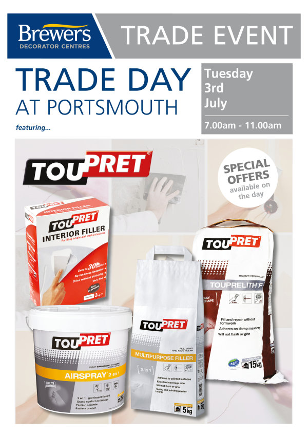 Toupret Trade Day at Brewers Portsmouth