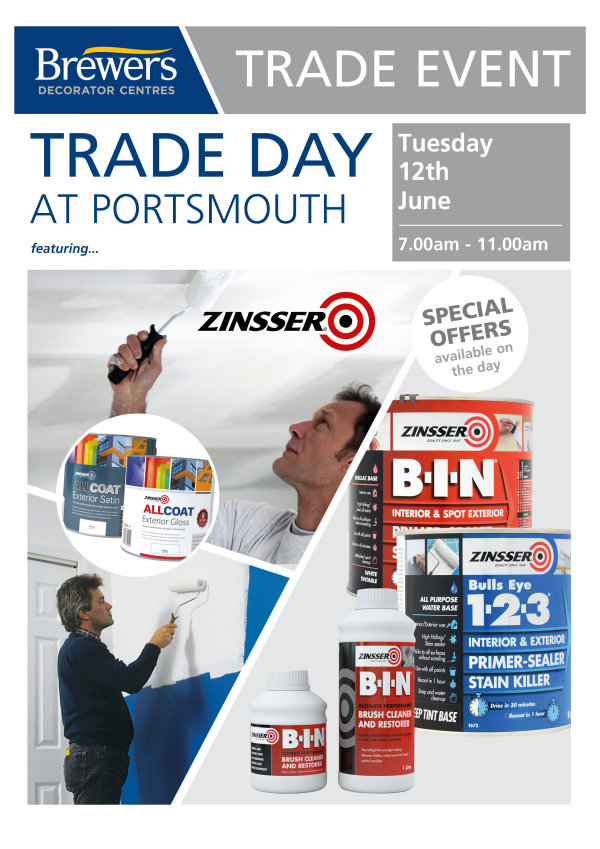 Zinsser Trade Day at Brewers Portsmouth