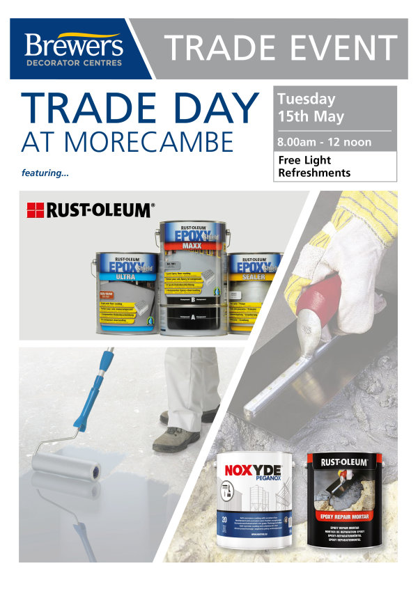 Rust-Oleum Trade Day at Brewers Morecambe