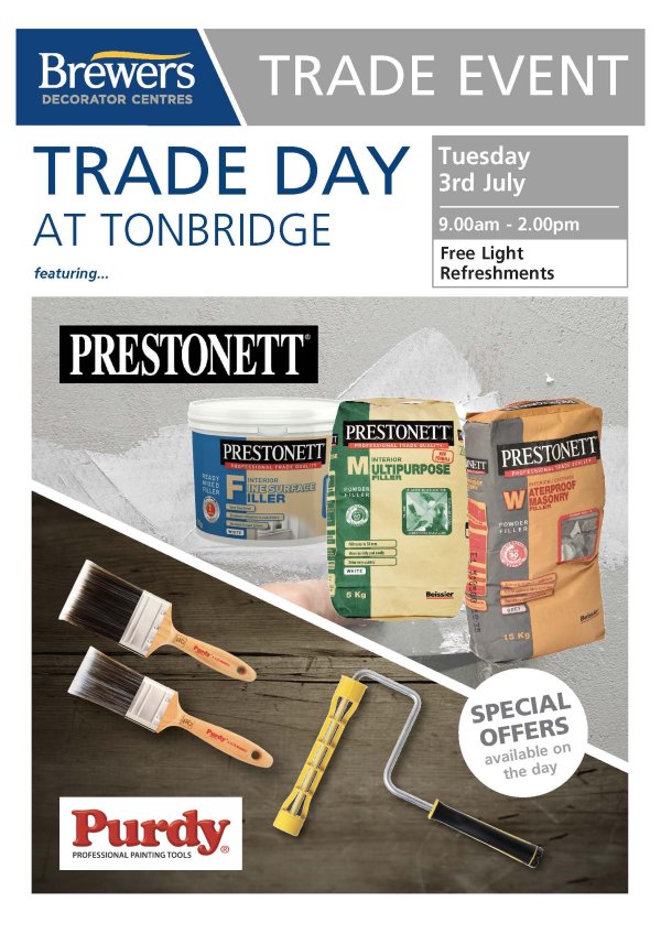 Trade Day at Brewers Tonbridge