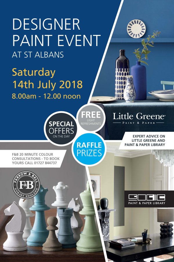 Designer Paint Event at Brewers St Albans