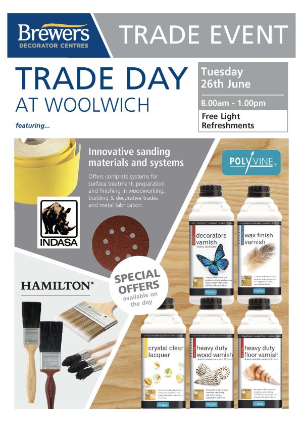 Trade Day at Brewers Woolwich