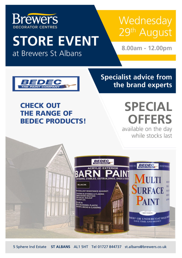 Store Event at Brewers St Albans