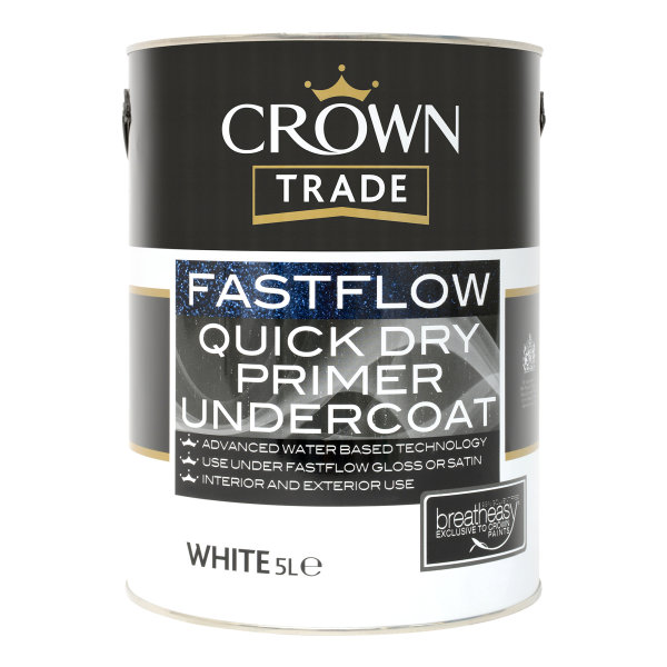 Crown Trade Fastflow Quick Drt Primer Undercoat 5L 
