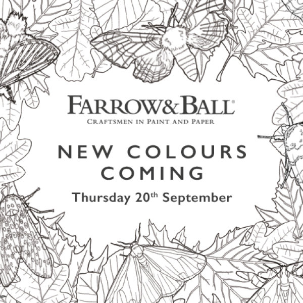 Farrow & Ball New Colour coming Thursday 20th September