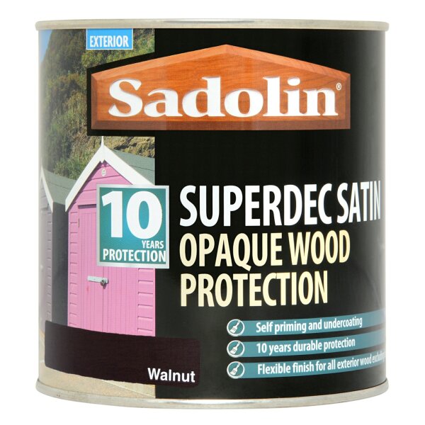 Superdec Opaque Wood Protection Satin Walnut (Ready Mixed)