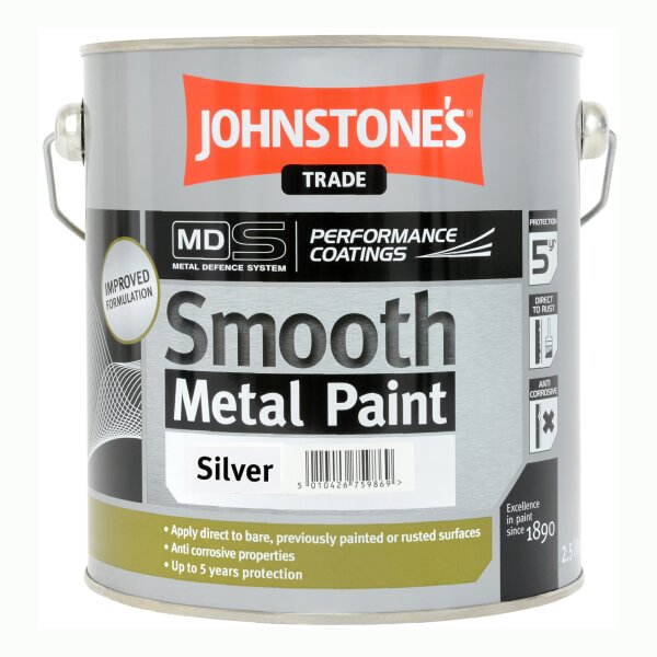 Smooth Metal Paint Silver (Ready Mixed)