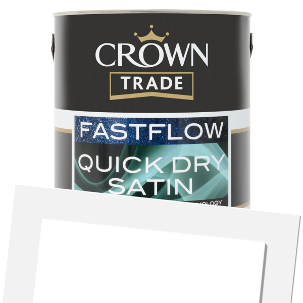 Crown Trade Fastflow Quick Dry Satin Spectrum 5L (PNG)