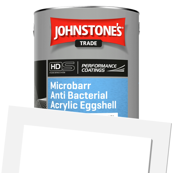 Johnstones Trade Microbarr Anti Bacterial Acrylic Eggshell 5L (PNG)