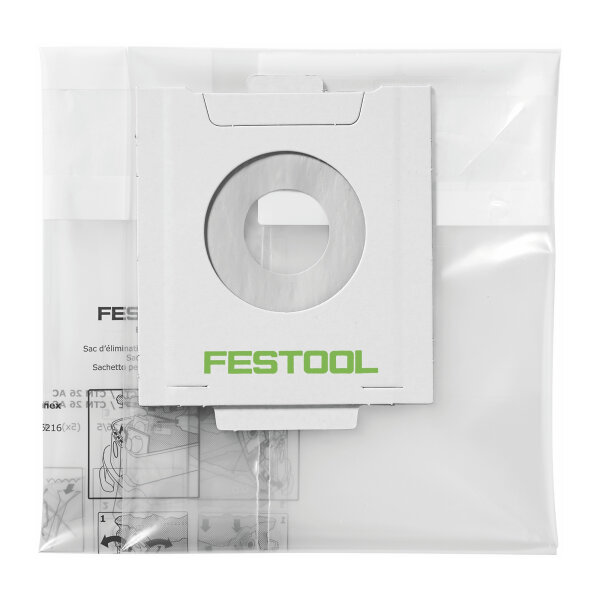 Festool Disposable Bag Pack of 5 ENS-CT 36 AC/5 496215