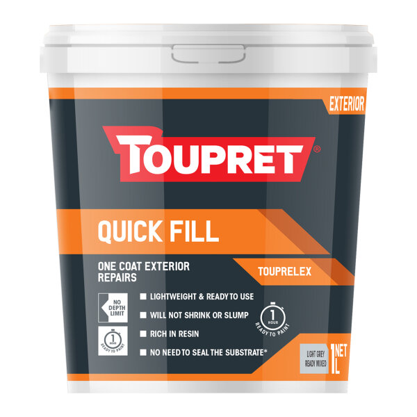 Toupret Touprelex Fast Drying Exterior Filler 1L