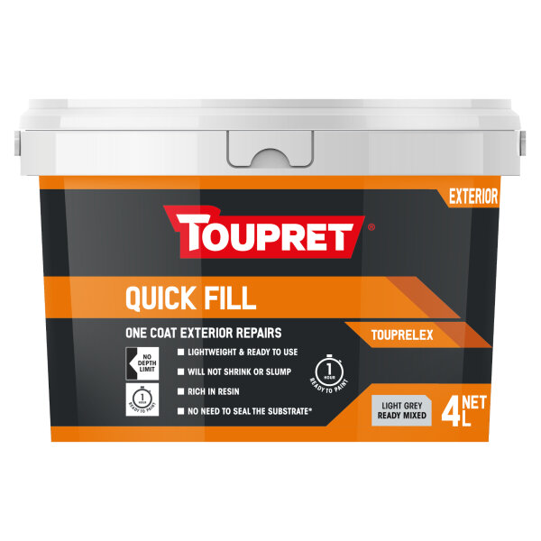 Toupret Touprelex Fast Drying Exterior Filler 4L