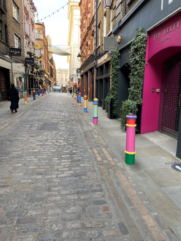 The colourful streets of Covent Garden