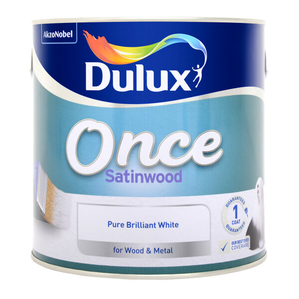 Once Satinwood Pure Brilliant White