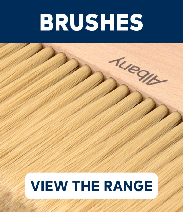 View the range of brushes available at Brewers