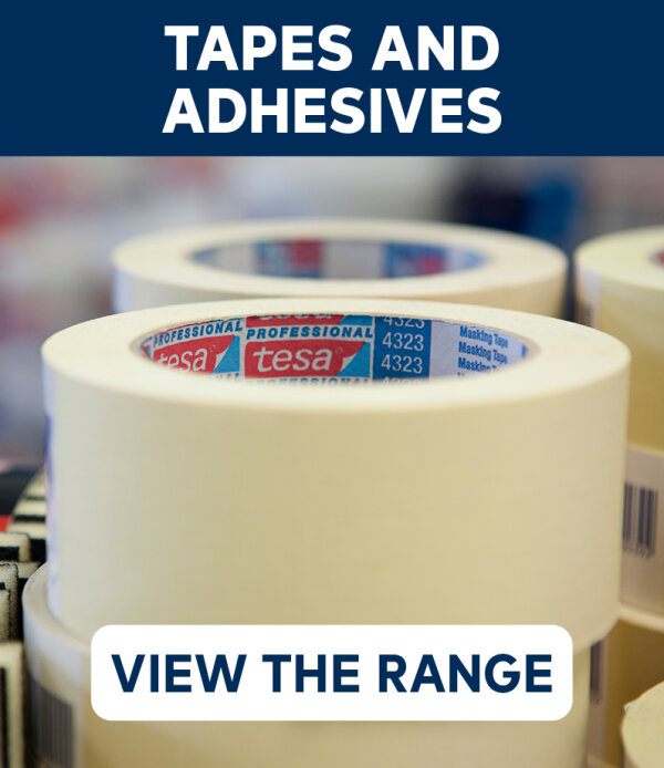 View the range of tapes and adhesives available at Brewers