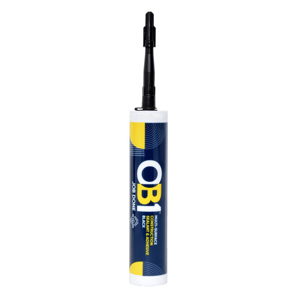 OB1 Multi Surface Sealant & Adhesive Black 290ML
