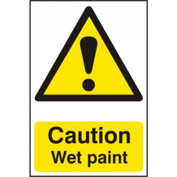 Caution Wet Paint PVC 1310