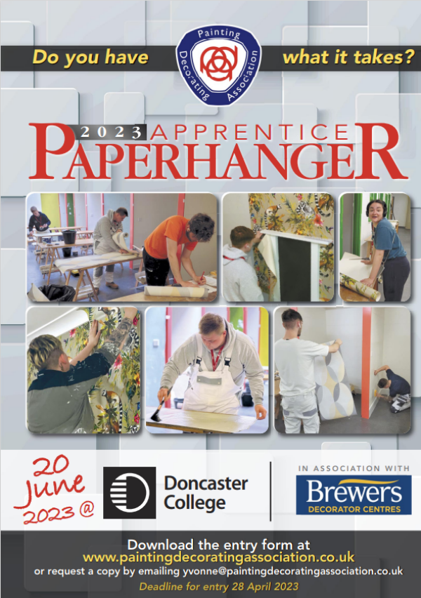 2023 Apprentice Paperhanger of the Year