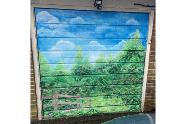 A Work of Art...on a Garage!