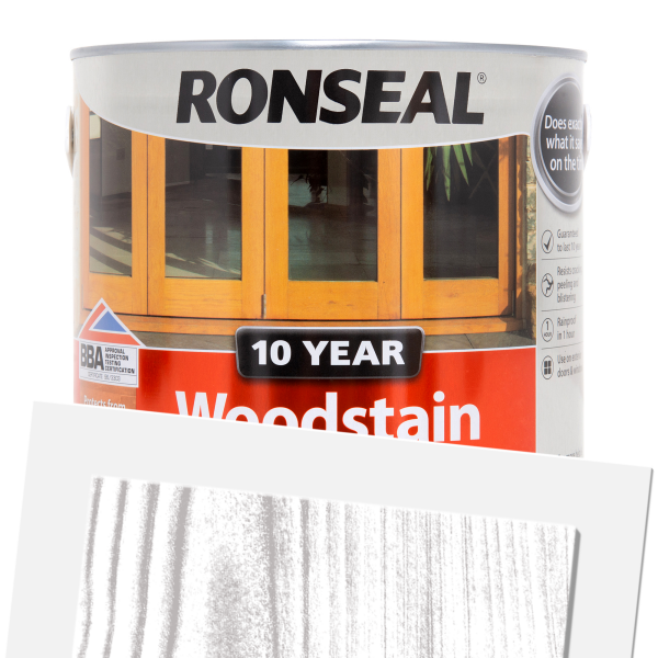 Ronseal 10 Year Woodstain Satin 2.5L (PNG)